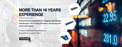 kwaliteit 7 segment LEIDENE Vertoning Fabriek