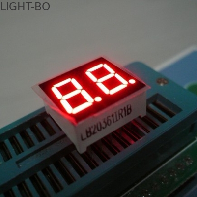 Goede prijs. 0.36 Duim Rood Dubbel Cijfer 7 Segment LEIDENE Vertoningen Hoge Helderheid voor Elektronisch Apparaat online