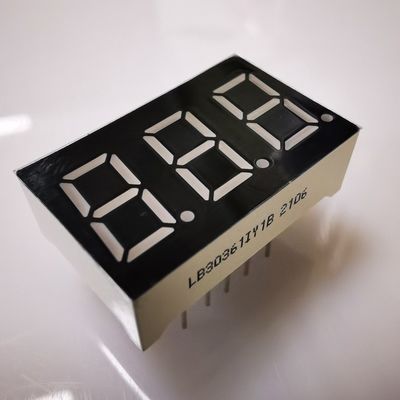 Goede prijs. Superhelder Amber 7 Segment 3 Digit 9.2mm LED Display Gemeenschappelijke katode voor paneelmeter online