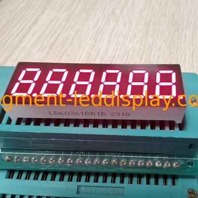 Goede prijs. Witte 6-cijferige 0,36-inch 7-segment LED-scherm, veel gebruikt voor instrumentenpaneel online