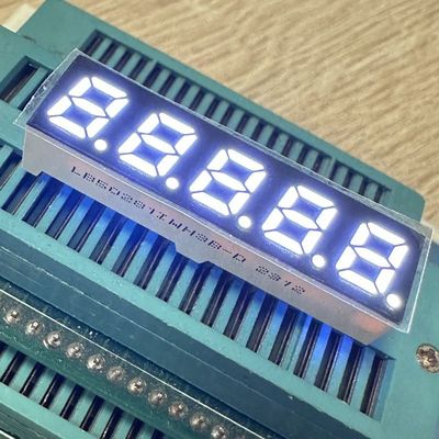 Goede prijs. 5 cijfers 7 mm 7 segment LED-scherm Gewone anode Ultra helder wit voor frequentieomzetter online