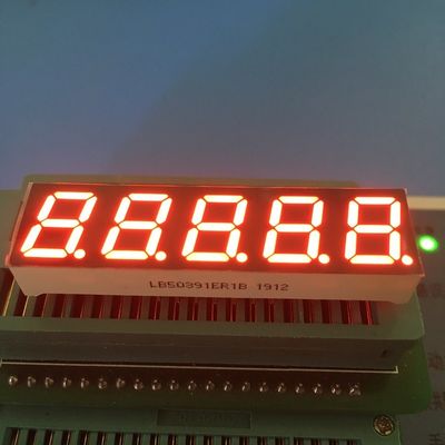 Goede prijs. Super helder rood 7 segment LED-scherm 0,39 inch 5 cijfers gemeenschappelijke anode voor digitale frequentiekonverter online