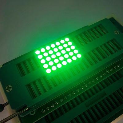 Goede prijs. 1.9mm Gemeenschappelijke Kathode DOT Matrix Puur Groene LED Display online