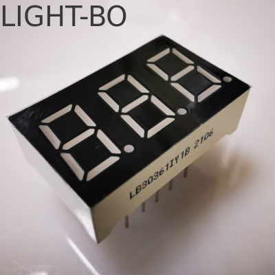 Goede prijs. 7 Segment 3 Cijfer 9.2mm Superheldere Amber LED Display Gemeenschappelijke Anode voor Paneelmeter online