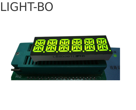 Goede prijs. Aangepaste supergroene 0,39 inch 6-cijferige 14-segment LED-display voor instrumentenpaneel online