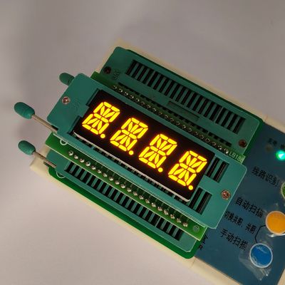 Goede prijs. Ultra Bright Yellow 4 Digit 16 Segment Alphanumeric LED Display for Instrument Panel online