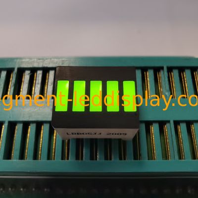 Goede prijs. 5 LEIDENE van de segment574nm Gemeenschappelijke Kathode Lichte Bar voor Batterijvertoning online