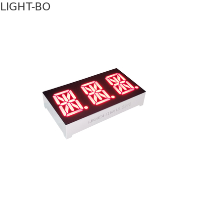 Super Rood Drievoudig Cijfer 0.54inch 14 Segment LEIDENE Vertonings Gemeenschappelijke Anode voor Controlebord