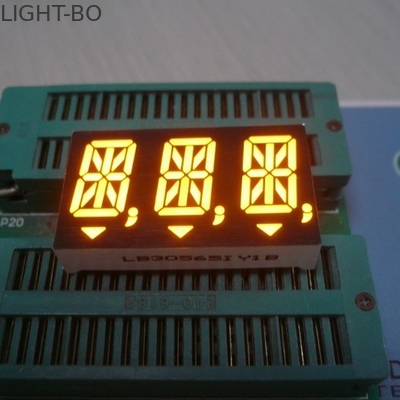 Super Ambercijfer 3 14 Segment LEIDENE Vertoning 0,56 duim voor Digitale Indicator
