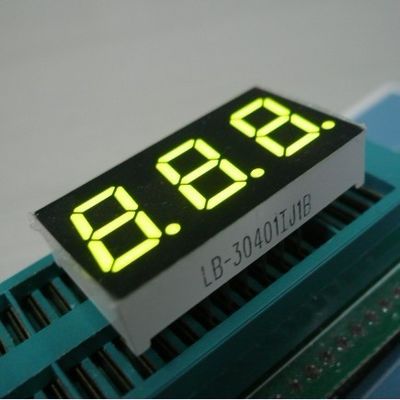 Geel Groen Driecijfer 7 Segment LED Display Gemeenschappelijke anode