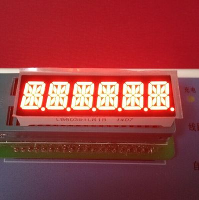 Goede prijs. Super helder rood 6 cijfers 10 mm 14 segment LED-display gemeenschappelijke anode voor taximeter online