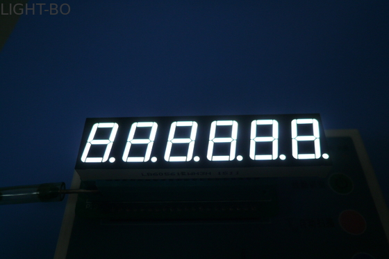 Ultra Heldere Witte 7 Segment LEIDENE Vertoning 100mcd - de Lichtgevende Intensiteit van 120mcd