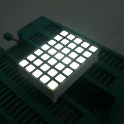 Van het witte 5x7-LEIDENE van de Puntmatrijs Programmeerbare LEIDENE Vertoningshoge rendement Vertoning