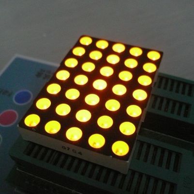 5mm 5x7 Geleide de Vertonings ultra Heldere Geel van de Puntmatrijs wijd voor het Bewegen van Tekens