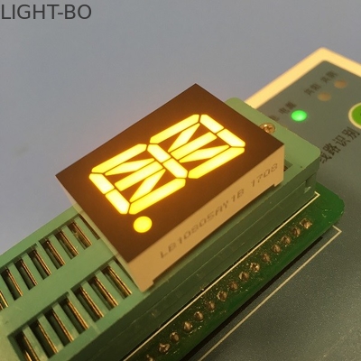 Super Amber LEIDENE Zestien Segmentvertoning 0,8 Duim voor Automatiseringscontrole