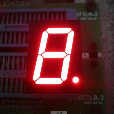 0,8 Duim Gemeenschappelijke Anode Super Helder Rood 625 mm Wavelengt van de 7 Segmentvertoning