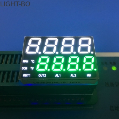Uitzendend ultra Witte 8 Cijfers 7 Segment LEIDENE Vertoning voor Temperatuurindicator