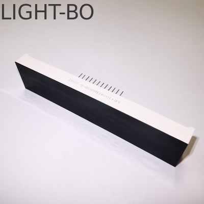 8 cijfers 17mm 360° 100000 uur Custom LED display met lange levensduur in zwart gezicht