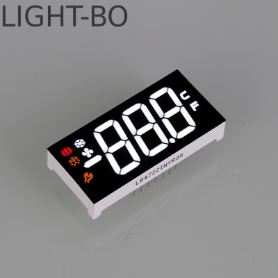Ultra helder wit 3 cijfers zeven segment LED-scherm voor temperatuurcontrollers
