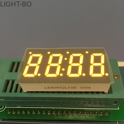 0,49 lnch 4 Cijfer 7 Segment Geleide Vertonings Amberkleur voor Temperatuurindicator