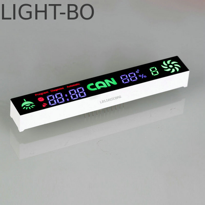 MULTICOLOR CUSTOM 7 SEGMENT LED display voor keukenkap