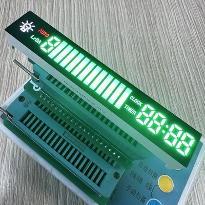 Zuiver groen/wit/rood 7 segment LED-display module gemeenschappelijke katode voor keukenkap