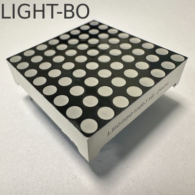 LED-cathodescherm tweekleurig groen/rood 3 mm 8*8 DOT-matrixstabilisator Prestaties voor bewegende tekens