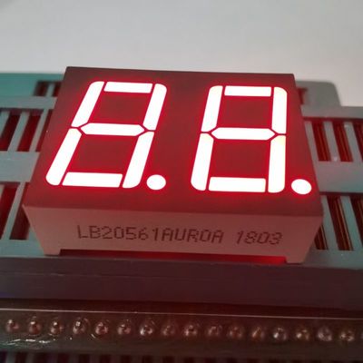 Ultra helder rood 2 cijfers 0,56 inch 7 segment LED display gemeenschappelijke anode