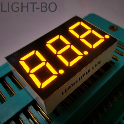 Goede prijs. Superhelder Amber LED-scherm 7 segment 3 cijfer 9,2 mm gemeenschappelijke katode voor paneelmeter online