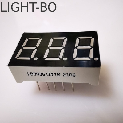 Goede prijs. 7 Segment 3 Digit 9.2mm LED Display Super Bright Amber Common Cathode voor paneelmeter online