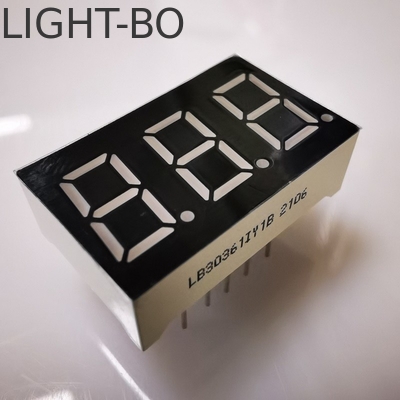 Goede prijs. Superhelder Amber 7 Segment 3 Digit 9.2mm LED Display Gemeenschappelijke katode voor paneelmeter online