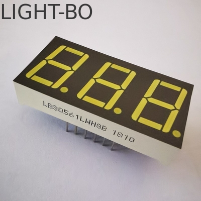 Goede prijs. LED-scherm Ultra helder wit grijs Oppervlak 7 Segment 3digit 14.2mm Gemeenschappelijke katode voor temperatuurcontroller online