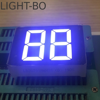 Goede prijs. 20 mm 2 cijfers 7 segment LED-display Gewone anode witte kleur voor digitale waterverwarmer online