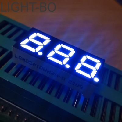 Drie-cijferig 0,4 inch 7 segment LED-display Ultra helder wit