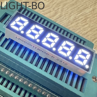 Goede prijs. 5 cijfers 7 mm 7 segment LED-scherm Gewone anode Ultra helder wit voor frequentieomzetter online