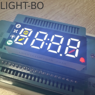 Multicolor 4 cijfers 7 segment LED-scherm gemeenschappelijke anode voor koelkast bedieningspaneel