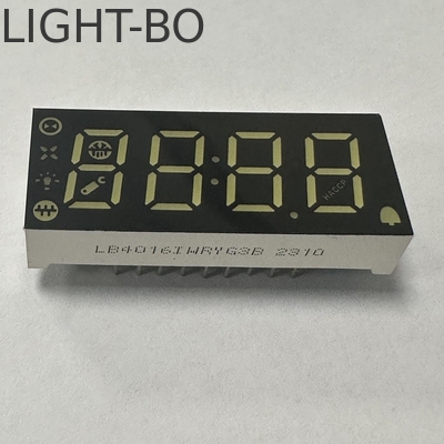 4 cijfers 7 segmenten LED-display Gemeenschappelijke kathodemulticolor voor koelkastbediening