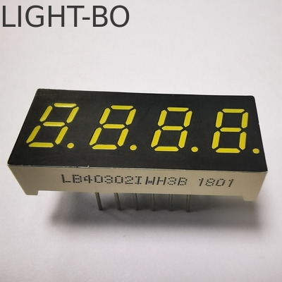 4 cijfers 7 segment LED-scherm Gewone kathode Ultrawit 7,62 mm voor temperatuurindicator