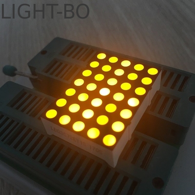 Superhelder geel DOT-matrix-LED-scherm van 3 mm voor bewegende borden/borden