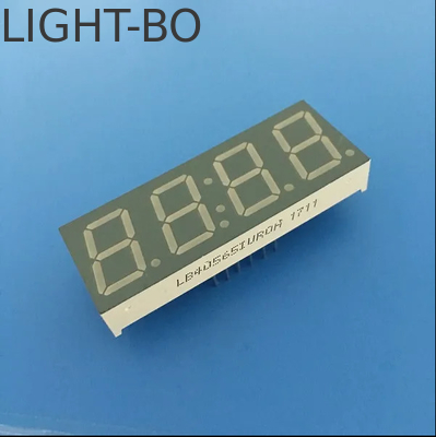 Rode LED-scherm 4 cijfers 7 segment gemeenschappelijke katode voor fitness hardlopende apparatuur