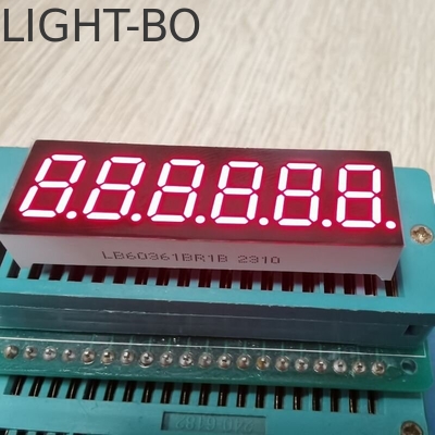 Goede prijs. Hoog helder Rood 7 Segment LED Display 6 cijfers 9,2 mm Gemeenschappelijke kathode voor Digitale Countdown Timer online