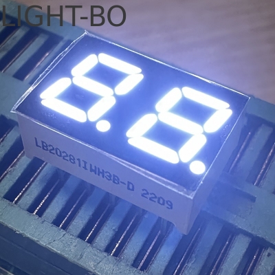 Goede prijs. Super helder wit 2 cijfers 7 mm 7 segment LED-display Gemeenschappelijke katode voor huishoudelijke apparaten online