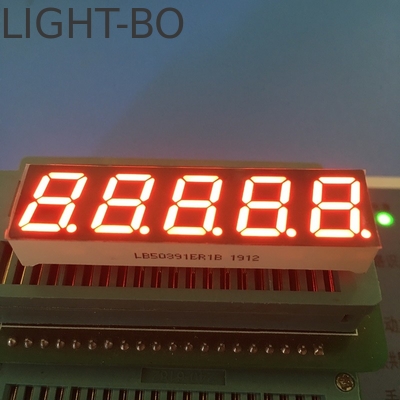 Goede prijs. 7 Segment LED Display 0,39 inch 5 cijfers Common Cathode Super Bright Red voor Digitale Frequency Converter online