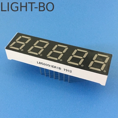Goede prijs. Super helder rood 7 segment LED-scherm 0,39 inch 5 cijfers gemeenschappelijke anode voor digitale frequentiekonverter online