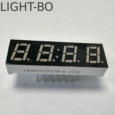 LED-scherm 7 Segment 4 Digit Pure Green Common Cathode voor temperatuurvochtigheid