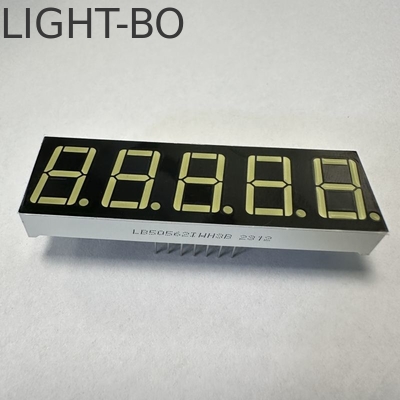 Goede prijs. 0.56 inch 5 cijfers Ultra Bright White 7 Segment LED Display Common Cathode voor procesbesturing online