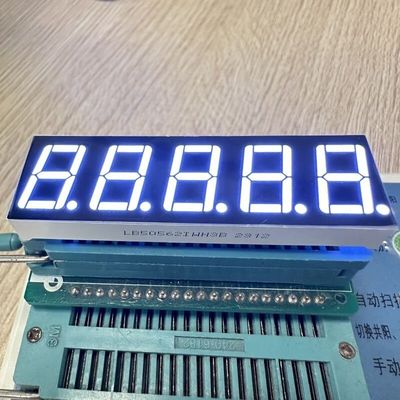 Ultra helderwit 0,56-inch 5-cijferig 7-segment LED-display met gemeenschappelijke anode voor procesbesturing