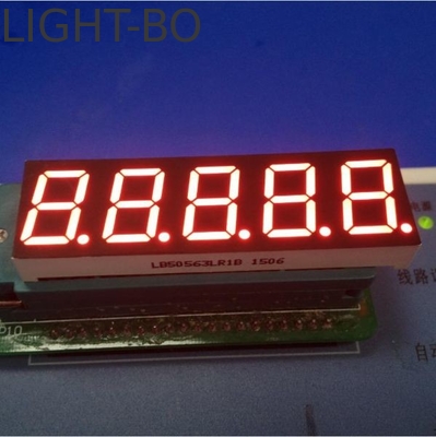 Goede prijs. Super helder rood 14,2 mm 5 cijfers 7 segmenten LED-display gemeenschappelijke katode online
