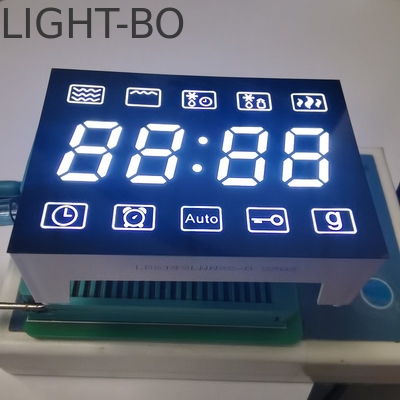 Ultrahelder witte microgolven 7 segment LED-display 4 cijfers gemeenschappelijke kathode
