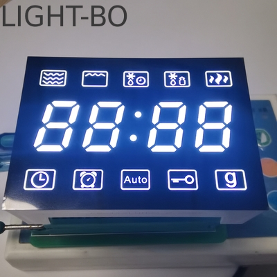 Gewone anode-microgolf 7 segment LED-scherm 4 cijfers Ultra helder wit